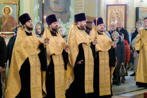 Митрополит Игнатий совершил всенощное бдение в Покровском соборе г. Саратова