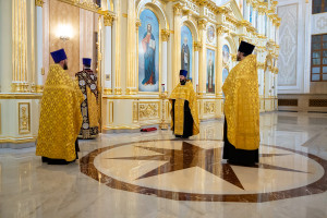 Митрополит Игнатий принял участие в соборном архиерейском богослужении в Спасском кафедральном соборе г. Пензы