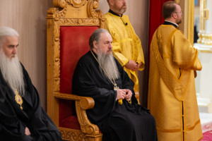 Митрополит Игнатий принял участие в соборном архиерейском богослужении в Спасском кафедральном соборе г. Пензы