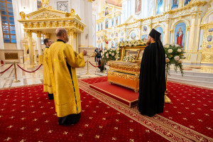 Митрополит Игнатий принял участие в соборном архиерейском богослужении в Спасском кафедральном соборе г. Пензы