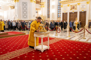 Митрополит Игнатий принял участие в соборном архиерейском богослужении в Спасском кафедральном соборе г. Пензы