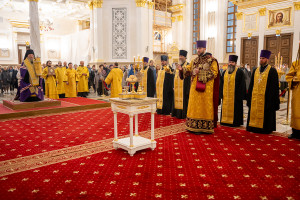Митрополит Игнатий принял участие в соборном архиерейском богослужении в Спасском кафедральном соборе г. Пензы