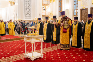 Митрополит Игнатий принял участие в соборном архиерейском богослужении в Спасском кафедральном соборе г. Пензы