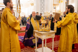 Митрополит Игнатий принял участие в соборном архиерейском богослужении в Спасском кафедральном соборе г. Пензы