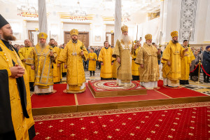 Митрополит Игнатий принял участие в соборном архиерейском богослужении в Спасском кафедральном соборе г. Пензы