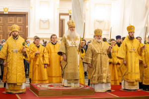 Митрополит Игнатий принял участие в соборном архиерейском богослужении в Спасском кафедральном соборе г. Пензы