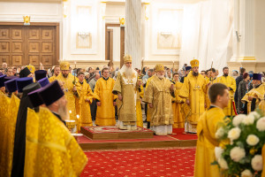 Митрополит Игнатий принял участие в соборном архиерейском богослужении в Спасском кафедральном соборе г. Пензы