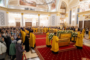 Митрополит Игнатий принял участие в соборном архиерейском богослужении в Спасском кафедральном соборе г. Пензы