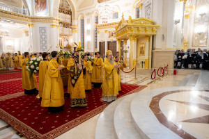 Митрополит Игнатий принял участие в соборном архиерейском богослужении в Спасском кафедральном соборе г. Пензы
