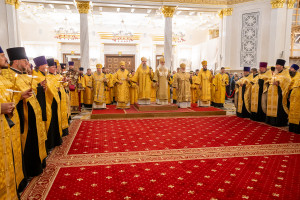Митрополит Игнатий принял участие в соборном архиерейском богослужении в Спасском кафедральном соборе г. Пензы