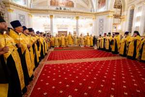 Митрополит Игнатий принял участие в соборном архиерейском богослужении в Спасском кафедральном соборе г. Пензы
