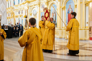 Митрополит Игнатий принял участие в соборном архиерейском богослужении в Спасском кафедральном соборе г. Пензы
