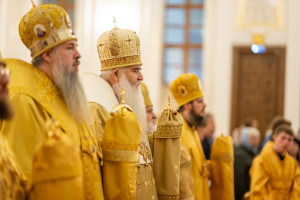 Митрополит Игнатий принял участие в соборном архиерейском богослужении в Спасском кафедральном соборе г. Пензы