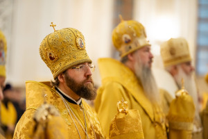 Митрополит Игнатий принял участие в соборном архиерейском богослужении в Спасском кафедральном соборе г. Пензы