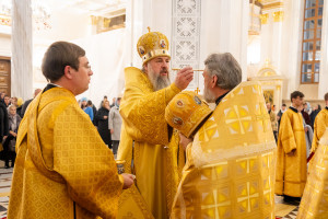 Митрополит Игнатий принял участие в соборном архиерейском богослужении в Спасском кафедральном соборе г. Пензы