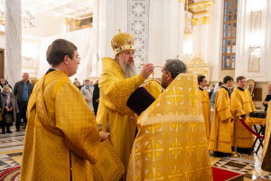 Митрополит Игнатий принял участие в соборном архиерейском богослужении в Спасском кафедральном соборе г. Пензы