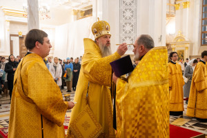 Митрополит Игнатий принял участие в соборном архиерейском богослужении в Спасском кафедральном соборе г. Пензы