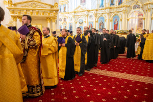 Митрополит Игнатий принял участие в соборном архиерейском богослужении в Спасском кафедральном соборе г. Пензы