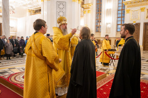 Митрополит Игнатий принял участие в соборном архиерейском богослужении в Спасском кафедральном соборе г. Пензы