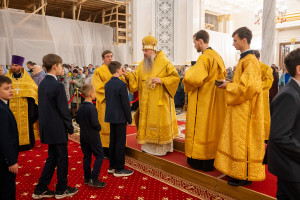 Митрополит Игнатий принял участие в соборном архиерейском богослужении в Спасском кафедральном соборе г. Пензы