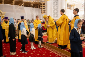 Митрополит Игнатий принял участие в соборном архиерейском богослужении в Спасском кафедральном соборе г. Пензы
