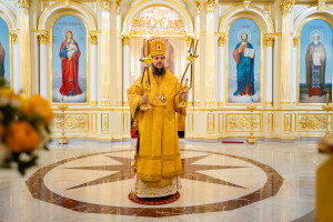 Митрополит Игнатий принял участие в соборном архиерейском богослужении в Спасском кафедральном соборе г. Пензы