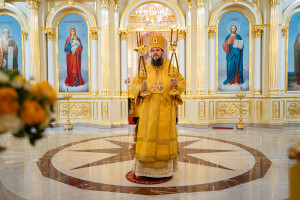 Митрополит Игнатий принял участие в соборном архиерейском богослужении в Спасском кафедральном соборе г. Пензы