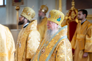 Митрополит Игнатий принял участие в соборной архиерейской Литургии в Спасском кафедральном соборе г. Пензы