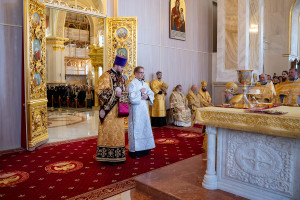 Митрополит Игнатий принял участие в соборной архиерейской Литургии в Спасском кафедральном соборе г. Пензы