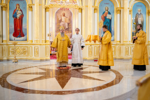 Митрополит Игнатий принял участие в соборной архиерейской Литургии в Спасском кафедральном соборе г. Пензы
