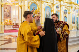 Митрополит Игнатий принял участие в соборной архиерейской Литургии в Спасском кафедральном соборе г. Пензы