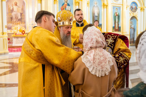 Митрополит Игнатий принял участие в соборной архиерейской Литургии в Спасском кафедральном соборе г. Пензы