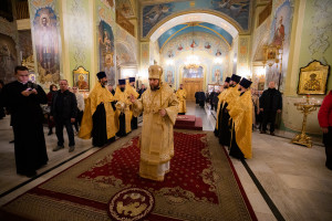Митрополит Игнатий совершил всенощное бдение в Покровском соборе г. Саратова