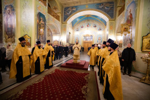 Митрополит Игнатий совершил всенощное бдение в Покровском соборе г. Саратова