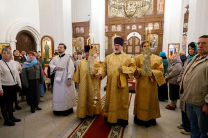 Митрополит Игнатий совершил Божественную литургию в храме святителя Тихона Задонского г. Саратова
