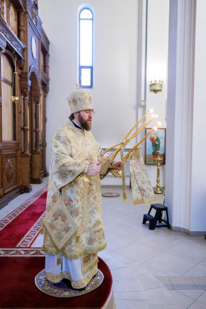 Митрополит Игнатий совершил Божественную литургию в храме святителя Тихона Задонского г. Саратова