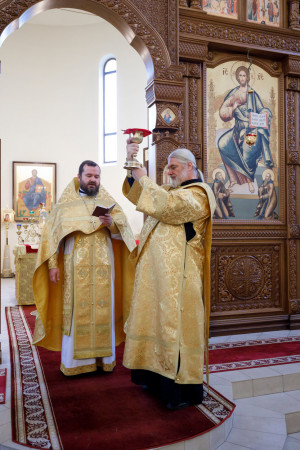 Митрополит Игнатий совершил Божественную литургию в храме святителя Тихона Задонского г. Саратова