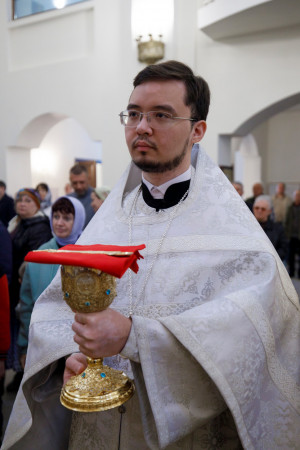 Митрополит Игнатий совершил Божественную литургию в храме святителя Тихона Задонского г. Саратова