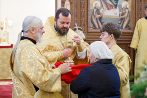 Митрополит Игнатий совершил Божественную литургию в храме святителя Тихона Задонского г. Саратова