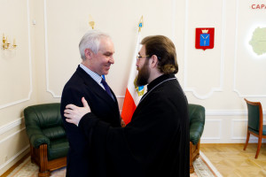 Митрополит Игнатий встретился с председателем Саратовской областной думы Алексеем Васильевичем Антоновым