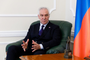 Митрополит Игнатий встретился с председателем Саратовской областной думы Алексеем Васильевичем Антоновым