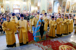 Митрополит Игнатий совершил детскую Литургию в Покровском соборе г. Саратова