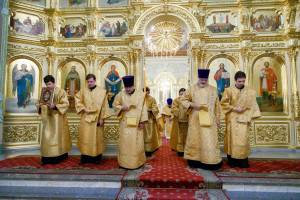 Митрополит Игнатий совершил детскую Литургию в Покровском соборе г. Саратова
