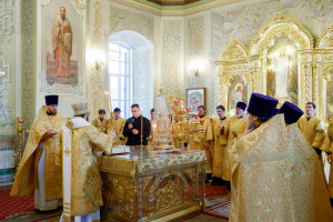 Митрополит Игнатий совершил детскую Литургию в Покровском соборе г. Саратова