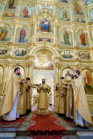 Митрополит Игнатий совершил детскую Литургию в Покровском соборе г. Саратова
