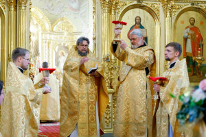 Митрополит Игнатий совершил детскую Литургию в Покровском соборе г. Саратова