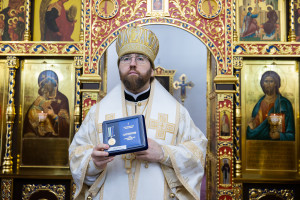Митрополит Игнатий совершил Божественную литургию в храме Архангела Михаила г. Аткарска