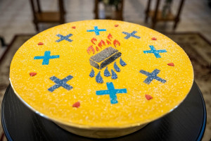 Архиереи Саратовской митрополии совершили Божественную литургию в соборном храме святителя Спиридона Тримифунтского г. Саратова