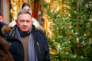 Ночное рождественское богослужение в Свято-Троицком кафедральном соборе г. Саратова