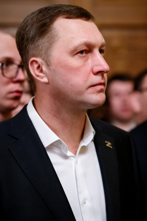Ночное рождественское богослужение в Свято-Троицком кафедральном соборе г. Саратова